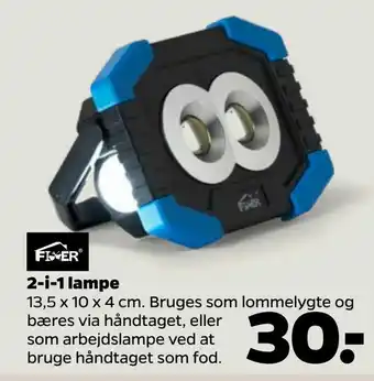 2-i-1 lampe