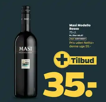 Netto Masi Modello Rosso tilbud