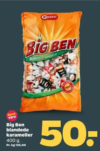 Big Ben blandede karameller
