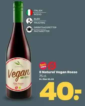 Netto Il Naturel Vegan Rosso tilbud