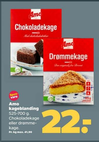 Netto Amo kageblanding tilbud