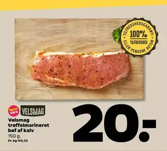 Netto Velsmag trøffelmarineret bøf af kalv tilbud