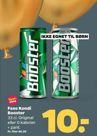 Netto Faxe Kondi Booster tilbud