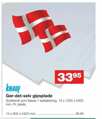 Bauhaus Gør-det-selv gipsplade tilbud