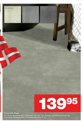 Bauhaus Concreto fliser tilbud