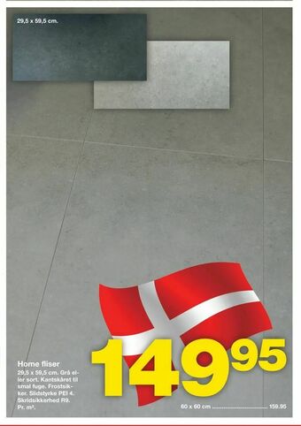 Bauhaus Home fliser tilbud