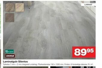 Bauhaus Laminatgulv Silentos tilbud