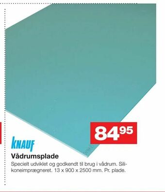 Bauhaus Vådrumsplade tilbud