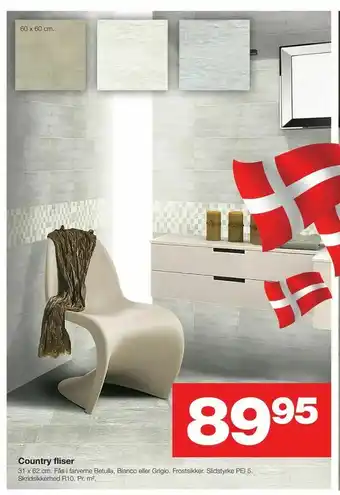 Bauhaus Country fliser tilbud