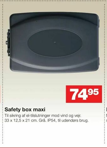 Safety box maxi