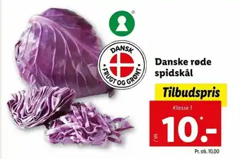 Danske røde spidskål