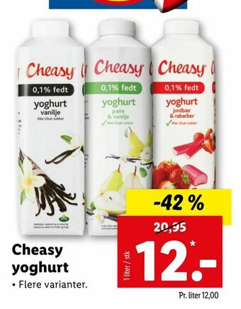 Let-Køb Cheasy yoghurt tilbud