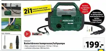 Let-Køb Batteridreven kompressor/luftpumpe tilbud