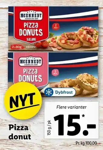 Let-Køb Pizza donut tilbud