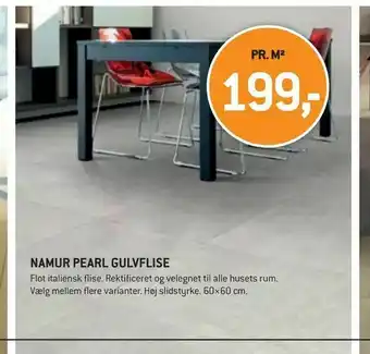 Namur pearl gulvflise