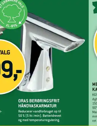 XL-BYG Oras berøringsfrit håndvaskarmatur tilbud