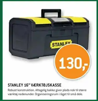 XL-BYG Stanley 16" værktøjskasse tilbud