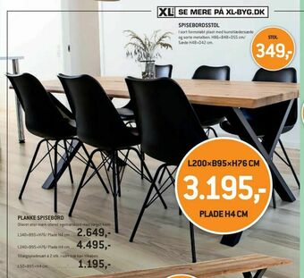 PLANKE SPISEBORD