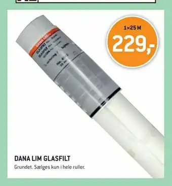 XL-BYG Dana lim glasfilt tilbud