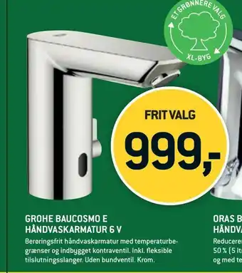 XL-BYG Grohe baucosmo e håndvaskarmatur 6 v tilbud