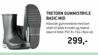 Tretorn gummistøvle basic mid