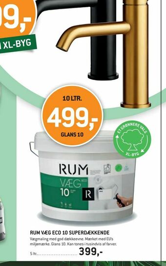 XL-BYG Rum væg eco 10 superdækkende tilbud