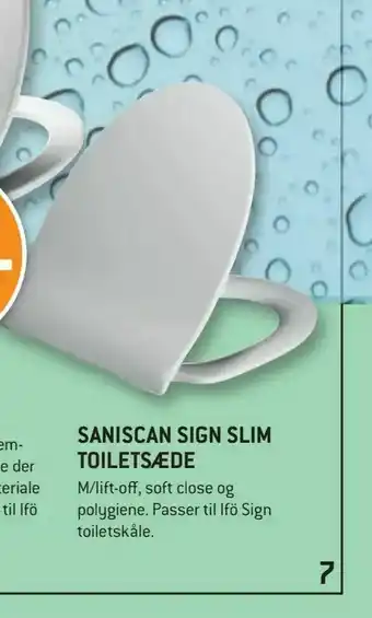 Saniscan sign slim toiletsæde