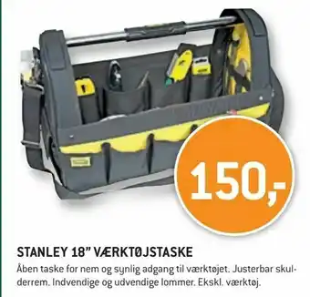 XL-BYG Stanley 18" værktøjstaske tilbud