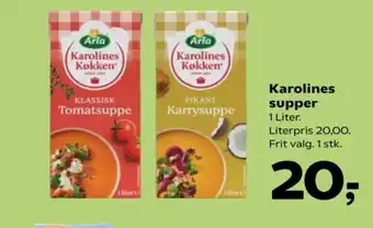 Kvickly Karolines supper tilbud