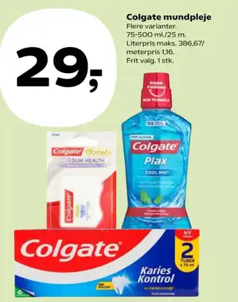 Kvickly Colgate mundpleje tilbud