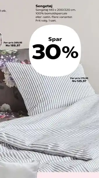 Kvickly Sengetøj tilbud