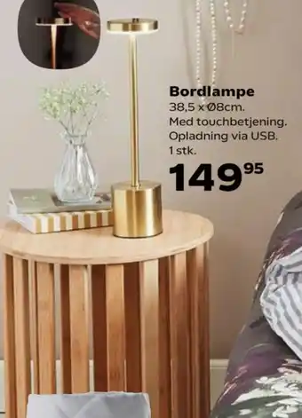 Kvickly Bordlampe tilbud
