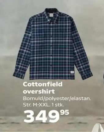 Kvickly Cottonfield overshirt tilbud