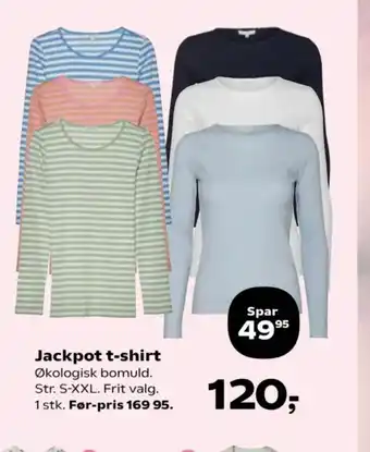 Kvickly Jackpot t-shirt tilbud