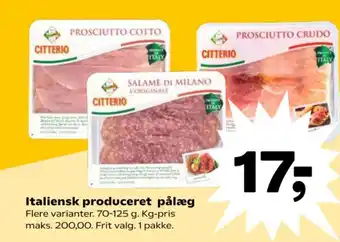 Kvickly Italiensk produceret pålæg tilbud