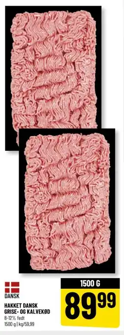 Løvbjerg HAKKET DANSK GRISE- OG KALVEKØD tilbud