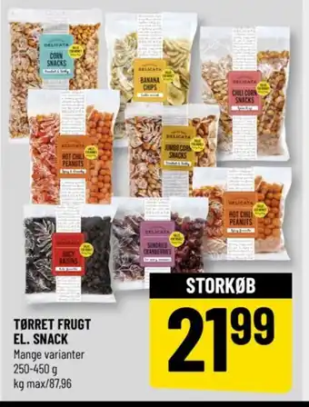 Løvbjerg TØRRET FRUGT EL. SNACK tilbud