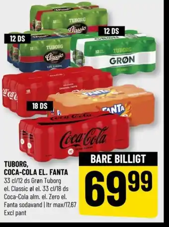 Løvbjerg TUBORG, COCA-COLA EL. FANTA tilbud