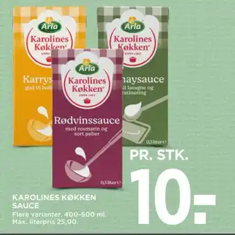 MENY KAROLINES KØKKEN SAUCE tilbud