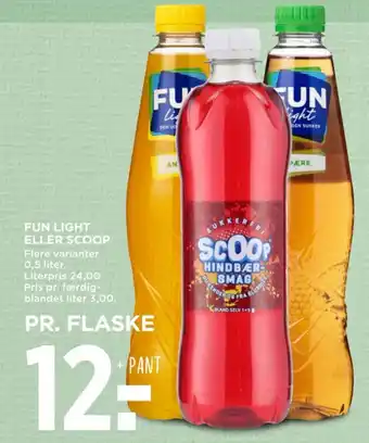 MENY FUN LIGHT ELLER SCOOP tilbud