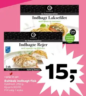 SuperBrugsen Rahbek indbagt fisk tilbud