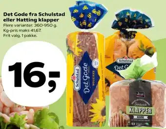 SuperBrugsen Det Gode fra Schulstad eller Hatting klapper tilbud