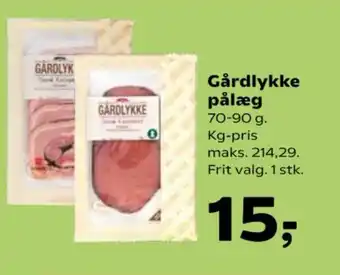 SuperBrugsen Gårdlykke pålæg tilbud