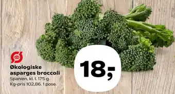 SuperBrugsen Økologiske asparges broccoli tilbud