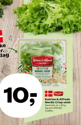 SuperBrugsen Katrine & Alfreds Nordic Crisp salat tilbud