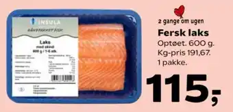 SuperBrugsen Fersk Laks tilbud