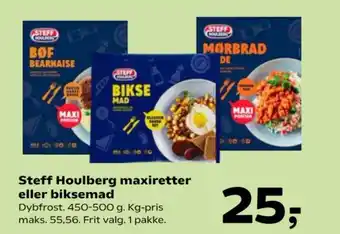 SuperBrugsen Steff Houlberg maxiretter eller biksemad tilbud
