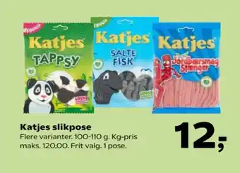 SuperBrugsen Katjes slikpose tilbud