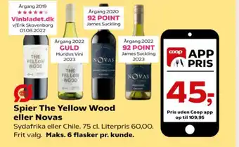 Spier The Yellow Wood eller Novas