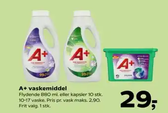 A+ vaskemiddel
